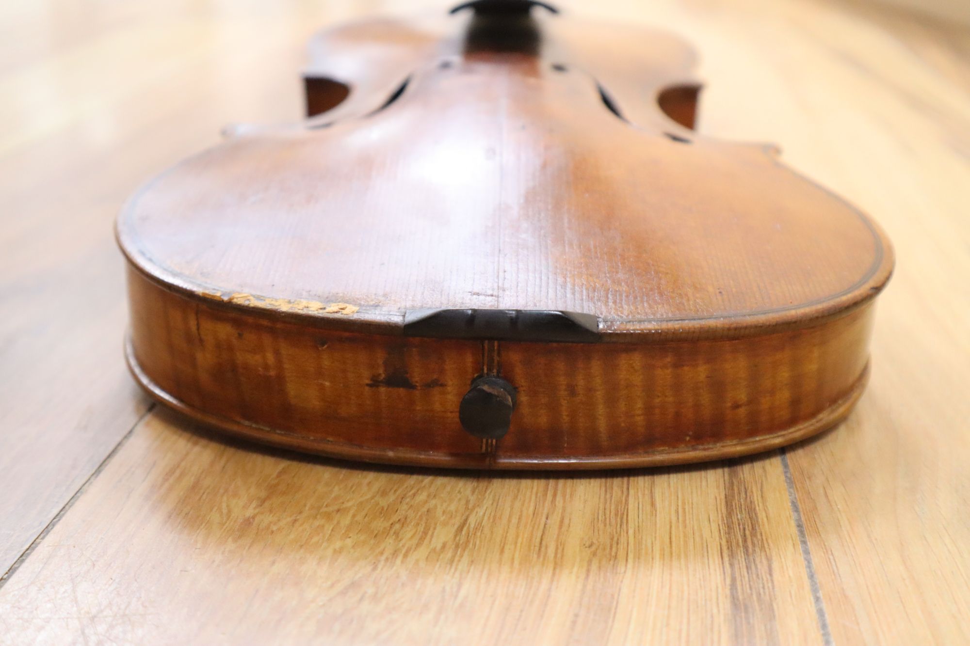 A 19th century violin in case